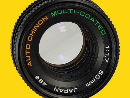 Chinon Auto 50mm f 1.7 Multi Coated Camera Lens Discount