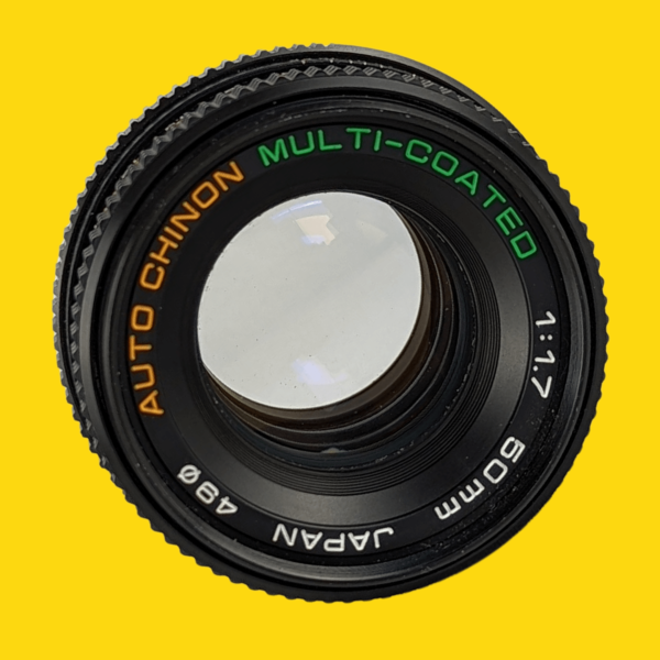 Chinon Auto 50mm f 1.7 Multi Coated Camera Lens Discount