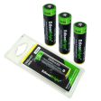 New 4 Pack Genuine individually packed EdisonBright EBR26 2600mAh 18650 Li-ion 3.7v rechargeable protected batteries Online Hot Sale