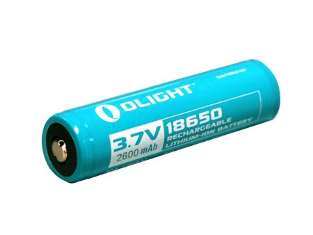 Olight 2600mAh protected Li-ion  type 18650 battery Discount