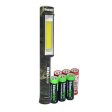 Nebo Big Larry (CAMO) 6382 400 lumen Flashlight COB LED Magnetic Worklight with 3 X EdisonBright AA Alkaline batteries bundle For Cheap