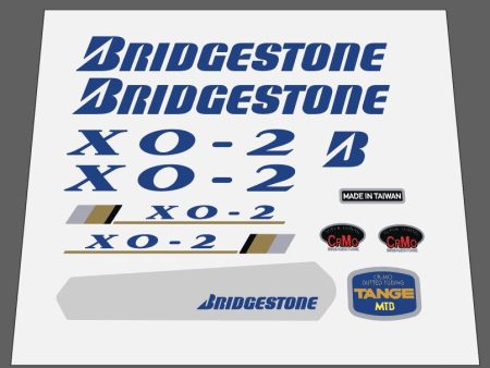 Bridgestone X0-2 complete decal set 1992 Discount