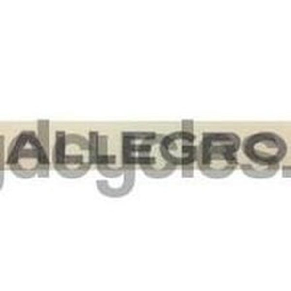 ALLEGRO top tube decal. Supply