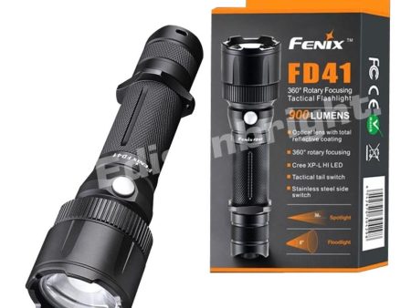 Fenix FD41 CREE LED 1000 lumen variable focus flashlight zoomable military light Fashion