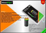 Brand New EdisonBright EBR70 700mAh Li-ion rechargeable RCR123A (16340) For Cheap