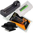 Fenix ARE-X1 battery charger, Fenix ARB-L2S 3400mAh protected battery 18650, Fenix AB-02 holster with EdisonBright Battery carry case bundle Fashion