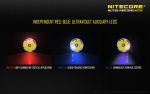 Nitecore Multitask Hybrid MH27UV USB Rechargeable 1000 lumens LED Flashlight w  Red, Blue, and UltraViolet Light uses 1x 18650 or 2x CR123A batteries. Online now