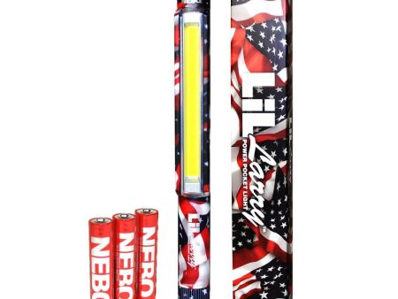 Nebo 6492 LiL Larry Patriotic 250 lumen Flashlight COB LED Magnetic Worklight (US Flag print) Online Hot Sale