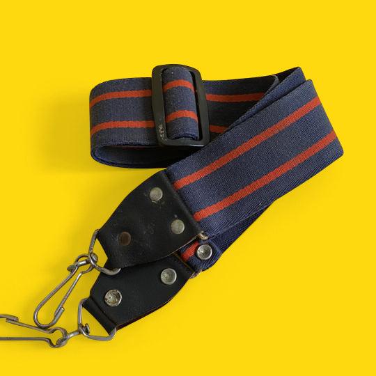 Navy Blue & Red SLR Camera Strap Hot on Sale