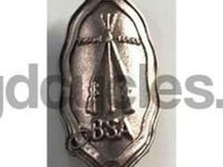 BSA metal headbadge. Fashion