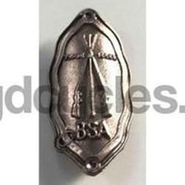 BSA metal headbadge. Fashion