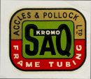 ACCLES & POLLOCK  Kromo SAQ  tubing transfer. Discount