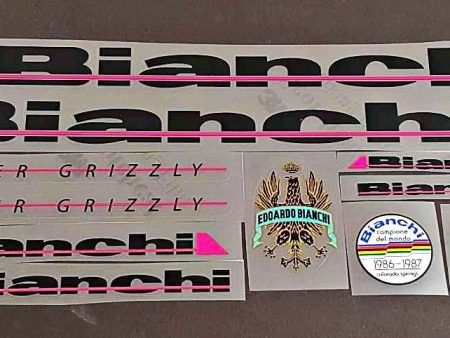 Bianchi Super Grizzly decal set Online Hot Sale