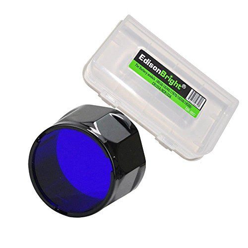 Fenix Filter Adapter, Blue AOF-S-BLUE with EdisonBright BBX3 Battery Case for UC40, PD35, PD12, UC35 Online Hot Sale