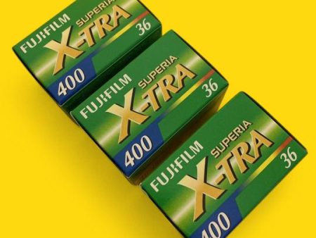 Fujifilm Superia X-Tra 400 36 Exposures 35mm Film - (Set of 3 Rolls) Cheap