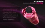 NITECORE P05 PINK 460 Lumens high intensity CREE LED Strobe Ready Flashlight Online Hot Sale