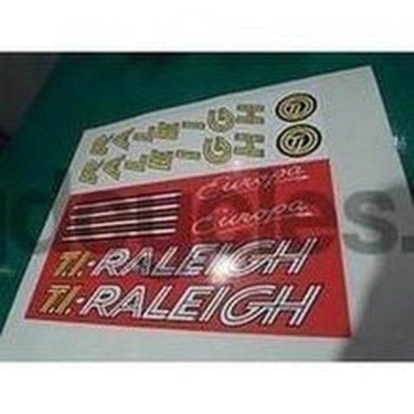 Raleigh  Europa  decal set for 1982-1983 frames. For Cheap