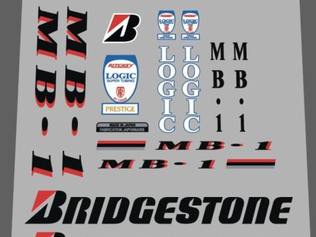 Bridgestone MB-1 decal set Online