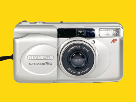 Olympus Superzoom 76G AF Point and Shoot 35mm Film Camera Online now