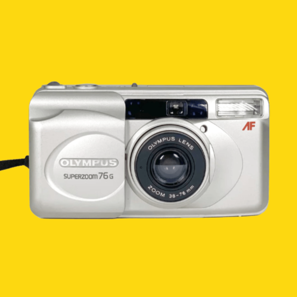 Olympus Superzoom 76G AF Point and Shoot 35mm Film Camera Online now