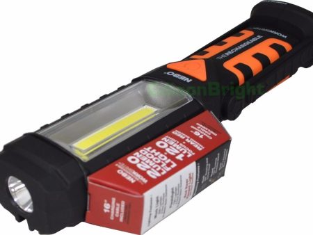 Nebo WORKBRITE™2 6305 USB rechargeable 220 Lumen & Emergency Red Flasher LED Worklight Flashlight Supply