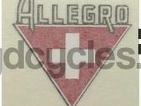 ALLEGRO seat tube decal. Cheap