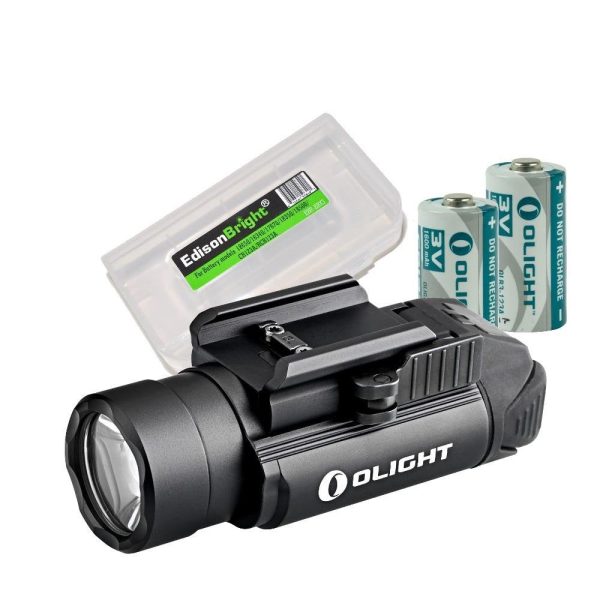 EdisonBright Olight PL-2 (PL2) 1200 Lumen LED Weapon Pistol Light Battery Carry case Bundle Online Hot Sale