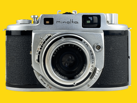 Minolta-A Rangefinder 35mm Film Camera With Chiyoko Rokko 45mm F3.5 Lens Online