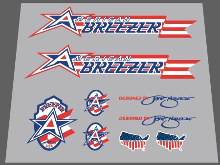 Breezer American Breezer decal set For Cheap