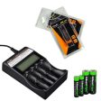 Fenix ARE-C2 four bays Li-ion  Ni-MH advanced universal smart battery charger, Two Fenix 18650 ARB-L2S 3400mAh rechargeable batteries (For PD35 PD32 TK22 TK75 TK11 TK15 TK35 TK51) with EdisonBright Batteries sampler pack Online Hot Sale