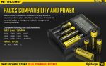 Nitecore D4 4 Slot Smart Battery Charger for Li-ion, IMR, LiFePO4 26650 18650 18350 16340 RCR123 14500 Ni-MH Ni-Cd AA AAA AAAA C Batteries w  8 x EdisonBright Ni-MH Rechargeable AA Batteries Bundle Fashion