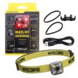 New Nitecore NU05 35 Lumens LED Headlamp Mate cautionary RED   White light flasher For Discount