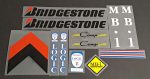 Bridgestone MB-1 Comp decal set Supply