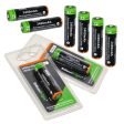 8 Pack EdisonBright EBR34 3400mAh 18650 rechargeable Li-ion protected batteries Online Hot Sale