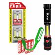 Nebo Flipit 215 lumen COB LED Magnetic room closet shed light 6523 2 PACK, Nebo Slyde with EdisonBright brand USb powered reading light Supply