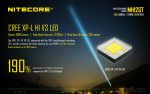 New Nitecore MH12GT 1000 Lumens CREE LED USB rechargeable Flashlight with 3400mAh 18650 battery included. Discount