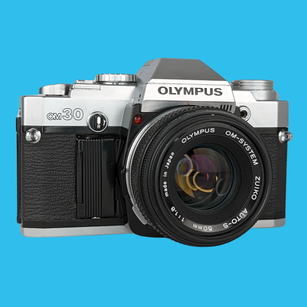 Olympus OM 30 35mm SLR Film Camera with Original Olympus 50mm Prime Lens Online now