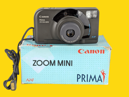 Canon Prima Zoom Mini Brand New 35mm Film Camera Point and Shoot Sale