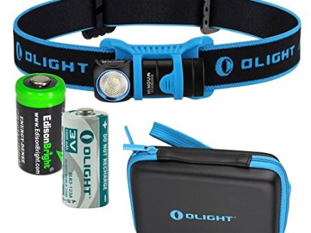 EdisonBright Olight H1 500 Lumen CREE LED headlamp Utility Pocket lamp CR123A Lithium Battery on Sale