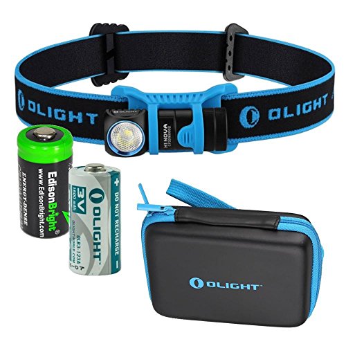 EdisonBright Olight H1 500 Lumen CREE LED headlamp Utility Pocket lamp CR123A Lithium Battery on Sale