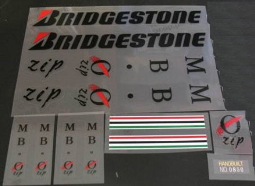 Bridgestone MB-0 zip decal set Online Hot Sale