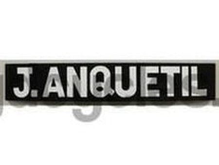 ANQUETIL white blocks on black background oblong for D T Supply