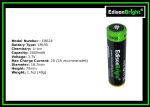 Brand New 2 Pack Genuine EdisonBright EBR26 2600mAh 18650 Li-ion 3.7v rechargeable protected batteries Sale