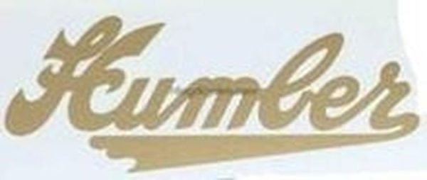 HUMBER gold script For Sale