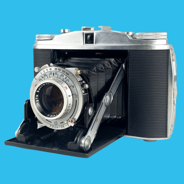 AFGA Isolette II 6X6 Medium Format Folding Film Camera With 75mm F3.5 Lens. on Sale