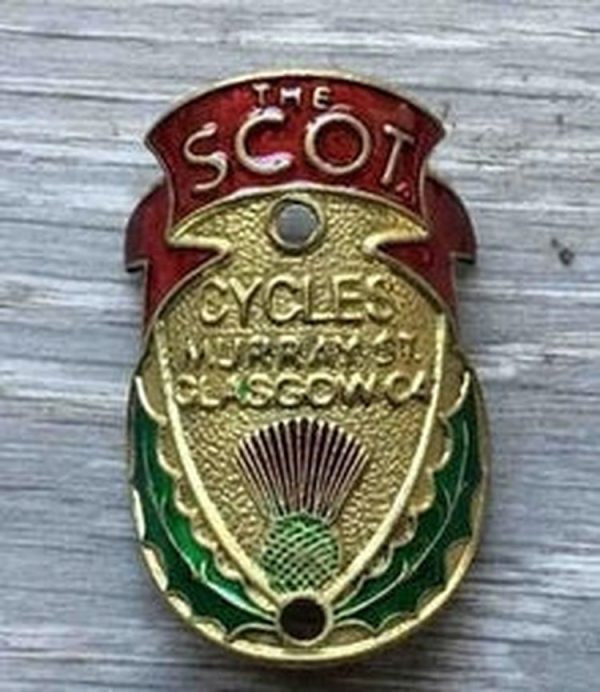 The Scot Metal Headbadge Cheap