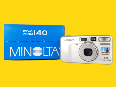 BRAND NEW - Minolta Riva Zoom 140 35mm Film Camera Point and Shoot Online Sale