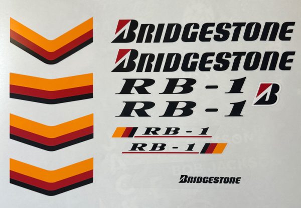 Bridgestone RB1 1992 decal set Online Sale