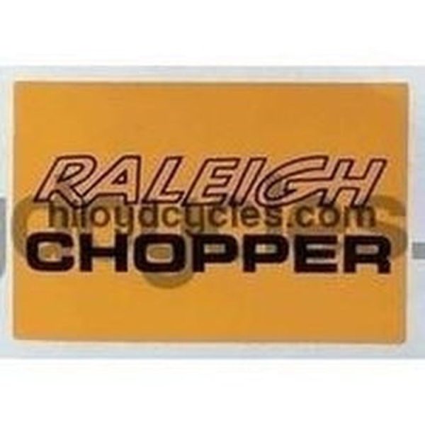 CHOPPER seat decal For Sale