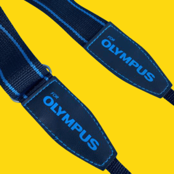 Genuine Olympus Blue & Black SLR Camera Strap Online Hot Sale